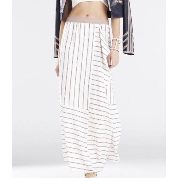 BCBG MaxAzria Maxi Skirt with Ruffle Hem Size MED - Picture 1 of 11